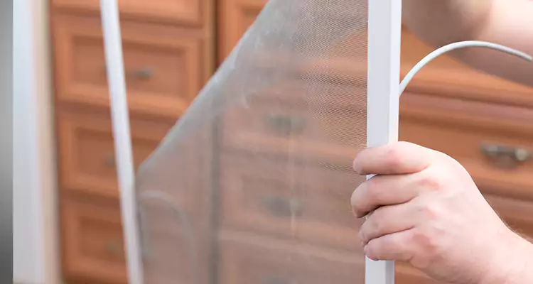 Privacy Mesh Screen Door Installation in Marco Island, FL