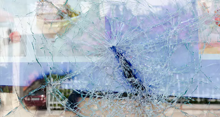 Cracked Glass Balcony Door Repair in Marco Island, FL