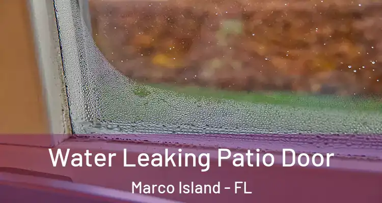  Water Leaking Patio Door Marco Island - FL